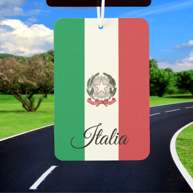 Italy Car Air Freshener, Italian Flag Car Air Freshener (Creator Uploaded)