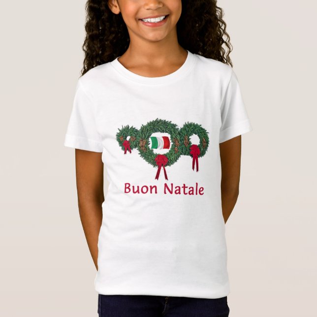 Italy Christmas 2 T-Shirt (Front)