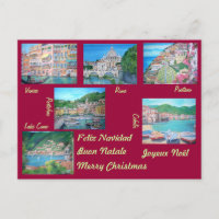 Italy - Christmas Postcard