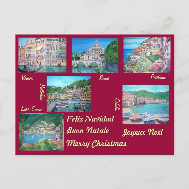 Italy - Christmas Postcard (Front)