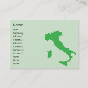 Italy - Chubby Business Card
