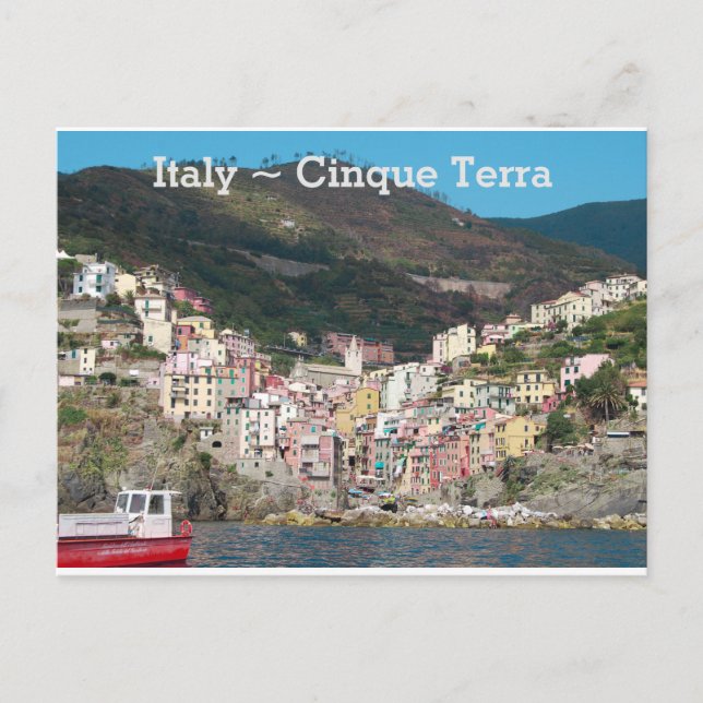 Italy Cinque Terra Postcard (Front)