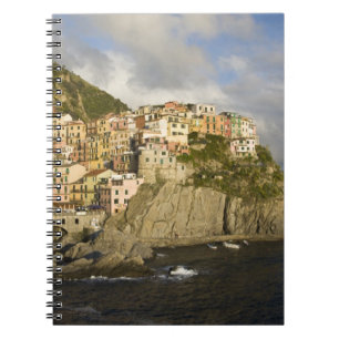 Italy, Cinque Terre, Manarola. Village on cliff. Notebook
