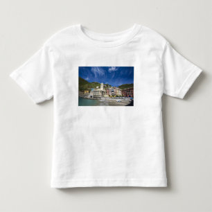 Italy, Cinque Terre, Vernazza, Harbour and Church Toddler T-Shirt