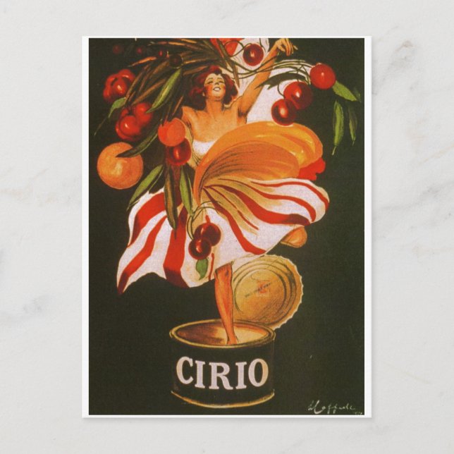 Italy - Cirio Tomatoes Postcard (Front)