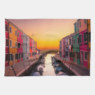 Italy Cityscape Tea Towel
