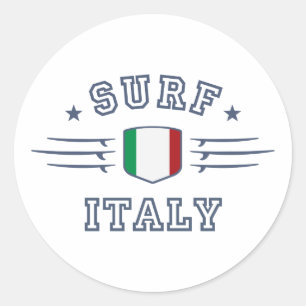 Italy Classic Round Sticker