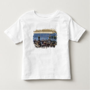 Italy, Como Province, Bellagio. Lakeside cafe. Toddler T-Shirt