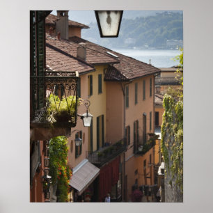 Italy, Como Province, Bellagio. Salita Poster