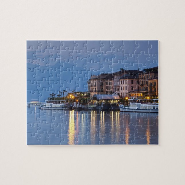 Italy, Como Province, Bellagio. Town view, Jigsaw Puzzle (Horizontal)