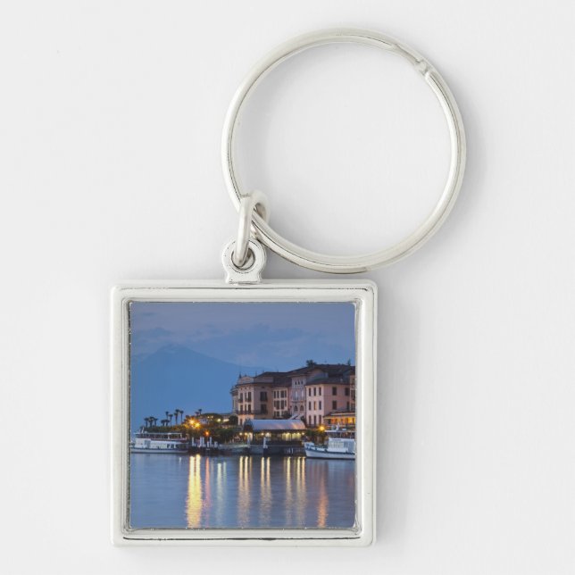 Italy, Como Province, Bellagio. Town view, Key Ring (Front)