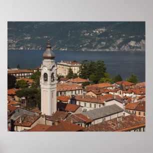 Italy, Como Province, Menaggio. Town view and 2 Poster