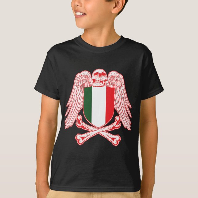 Italy Crossbones T-Shirt (Front)