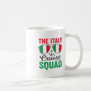 Italy Cruise Squad 2025 Italian Vacation Matching Coffee Mug