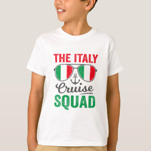 Italy Cruise Squad 2025 Italian Vacation Matching T-Shirt