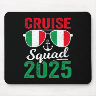 Italy Cruise Squad 2025 Summer Vacation Matching F Mouse Pad
