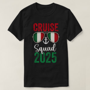 Italy Cruise Squad 2025 Summer Vacation Matching T-Shirt