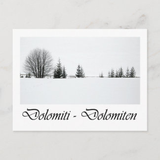 Italy, Dolomites Postcard