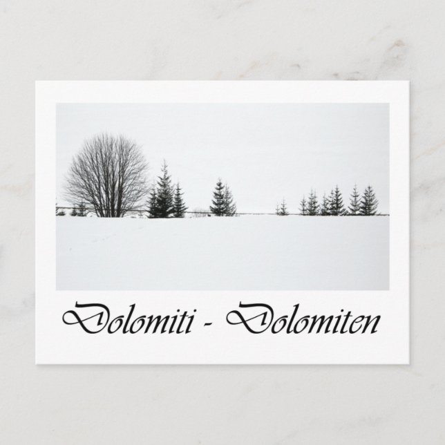 Italy, Dolomites Postcard (Front)