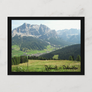 Italy, Dolomites Postcard