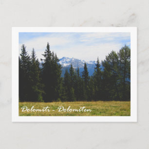 Italy, Dolomites Postcard