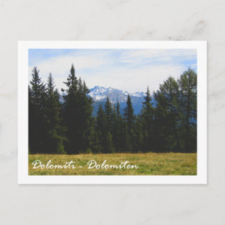 Italy, Dolomites Postcard