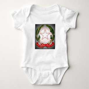 Italy Emblem Dark Edge Baby Bodysuit