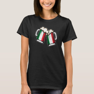 Italy Flag Beer Mug  Cool Italian Beer T-Shirt