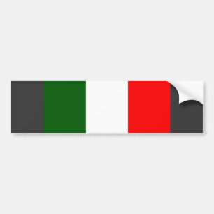 Italy Flag Bumper Sticker