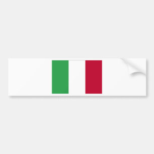 ITALY FLAG BUMPER STICKER