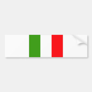 Italy Flag Bumper Sticker