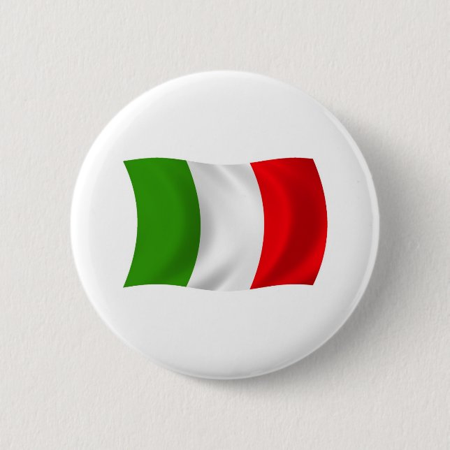 Italy Flag Button (Front)