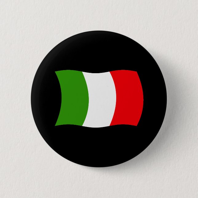 Italy Flag Button (Front)
