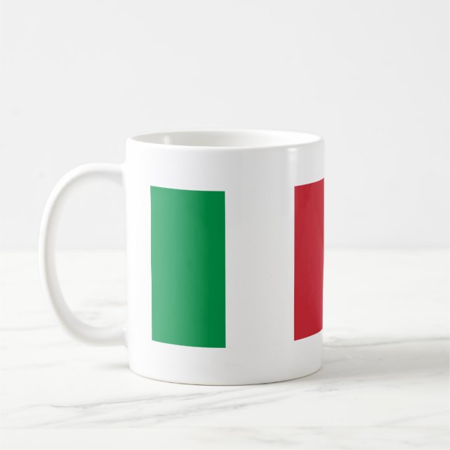 Italy Flag Coffee Mug (Left)