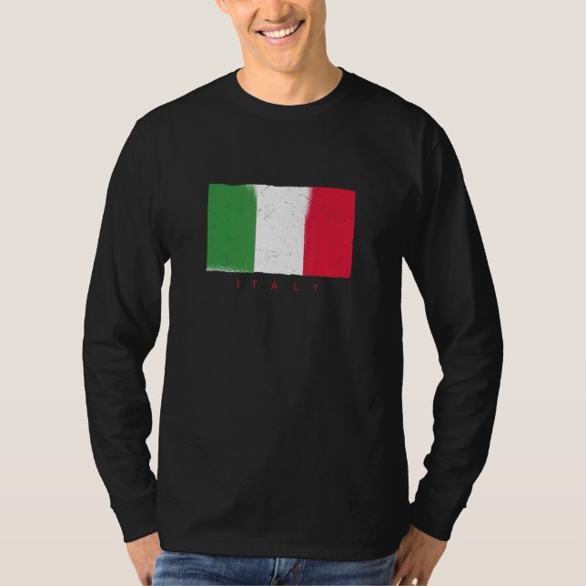 Italy Flag Country Italy Italian Italiana Boots Ro T-Shirt (Front)