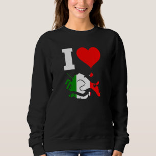 Italy Flag for Venice I Love Venice Sweatshirt