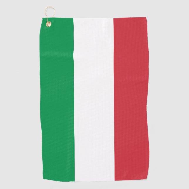 Italy Flag Golf Towel (Front)
