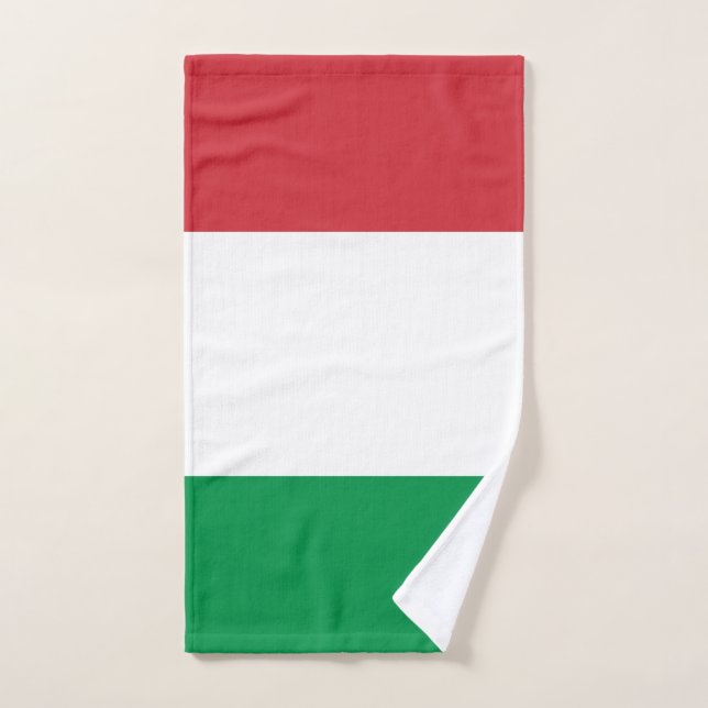 Italy flag hand towel (Hand Towel)