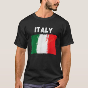 Italy Flag Holiday Vintage Grunge Italian Flag T-Shirt