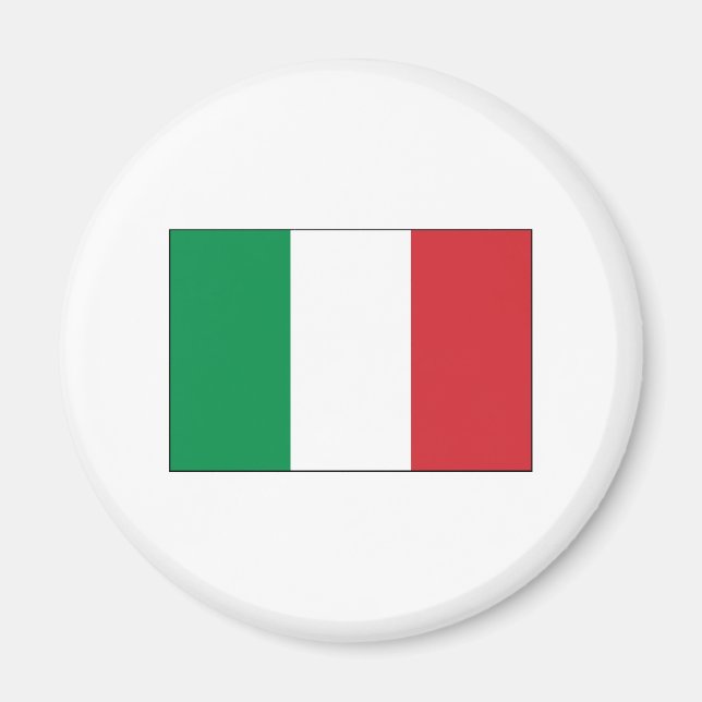 Italy FLAG International Magnet (Front)