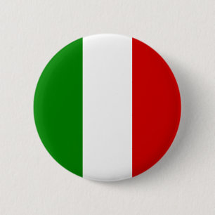 Italy Flag - Italian Button
