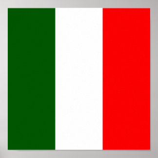 Italy Flag Italian Country Home Ethnicity Homeland Poster