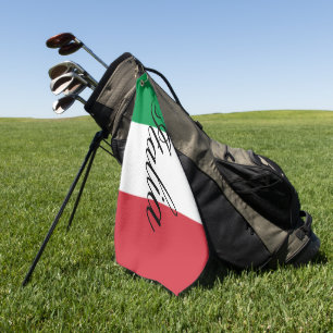 Italy Flag Italian Pride Europe Country Golf Towel