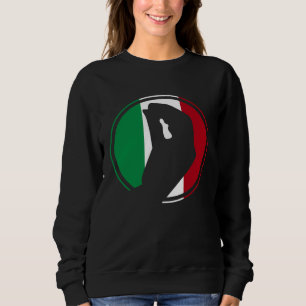 Italy Flag Italian Roots Humor  Italian Hand Gestu Sweatshirt