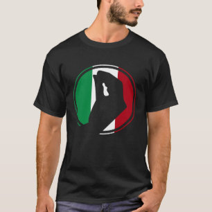 Italy Flag Italian Roots Humor  Italian Hand Gestu T-Shirt