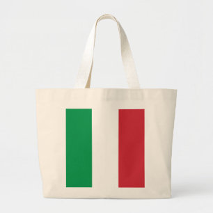 Italy Flag Large Tote Bag