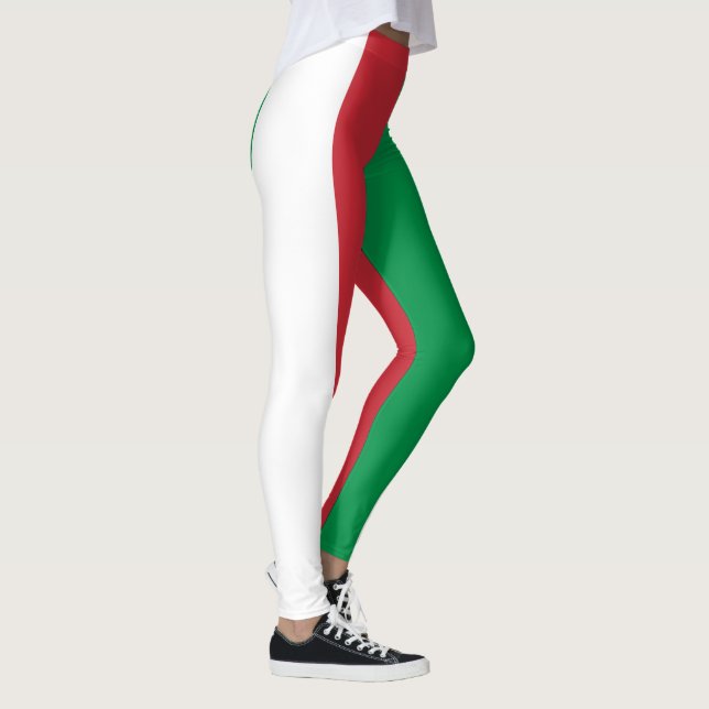 Italy Flag Leggings (Right)