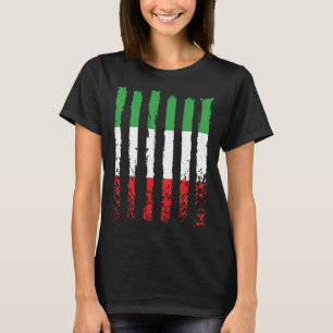 Italy flag love proud Italian people BACKPRINT T-Shirt