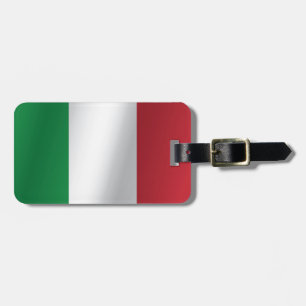 Italy flag luggage tag