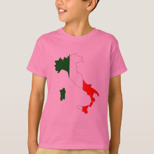 Italy flag map T-Shirt